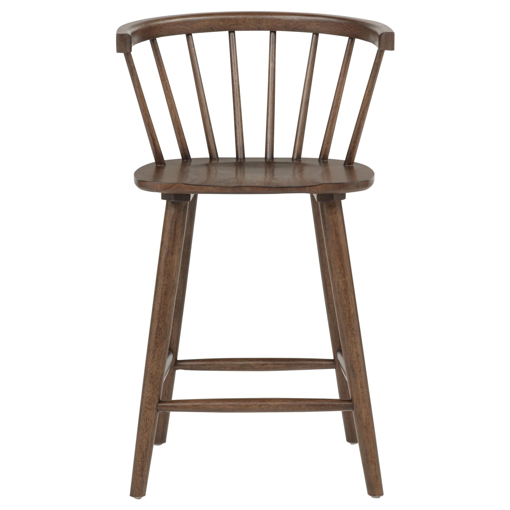Jeffries Walnut HP0426 Counter Chair (Pack Of 2) - Ornate Home
