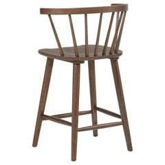 Jeffries Walnut HP0426 Counter Chair (Pack Of 2) - Ornate Home