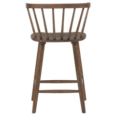 Jeffries Walnut HP0426 Counter Chair (Pack Of 2) - Ornate Home