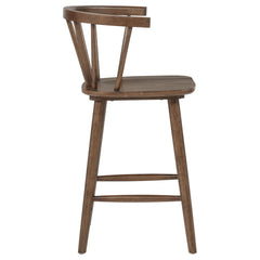 Jeffries Walnut HP0426 Counter Chair (Pack Of 2) - Ornate Home