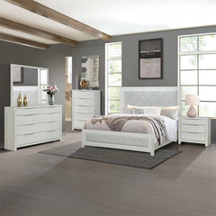 Jehoram Beige Queen Bed - Ornate Home