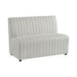 Jemma Beige Linen Upholstered Bench - Ornate Home