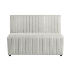 Jemma Beige Linen Upholstered Bench - Ornate Home