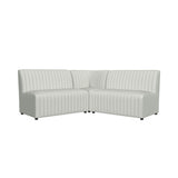 Jemma Beige Linen Upholstered Bench - Ornate Home