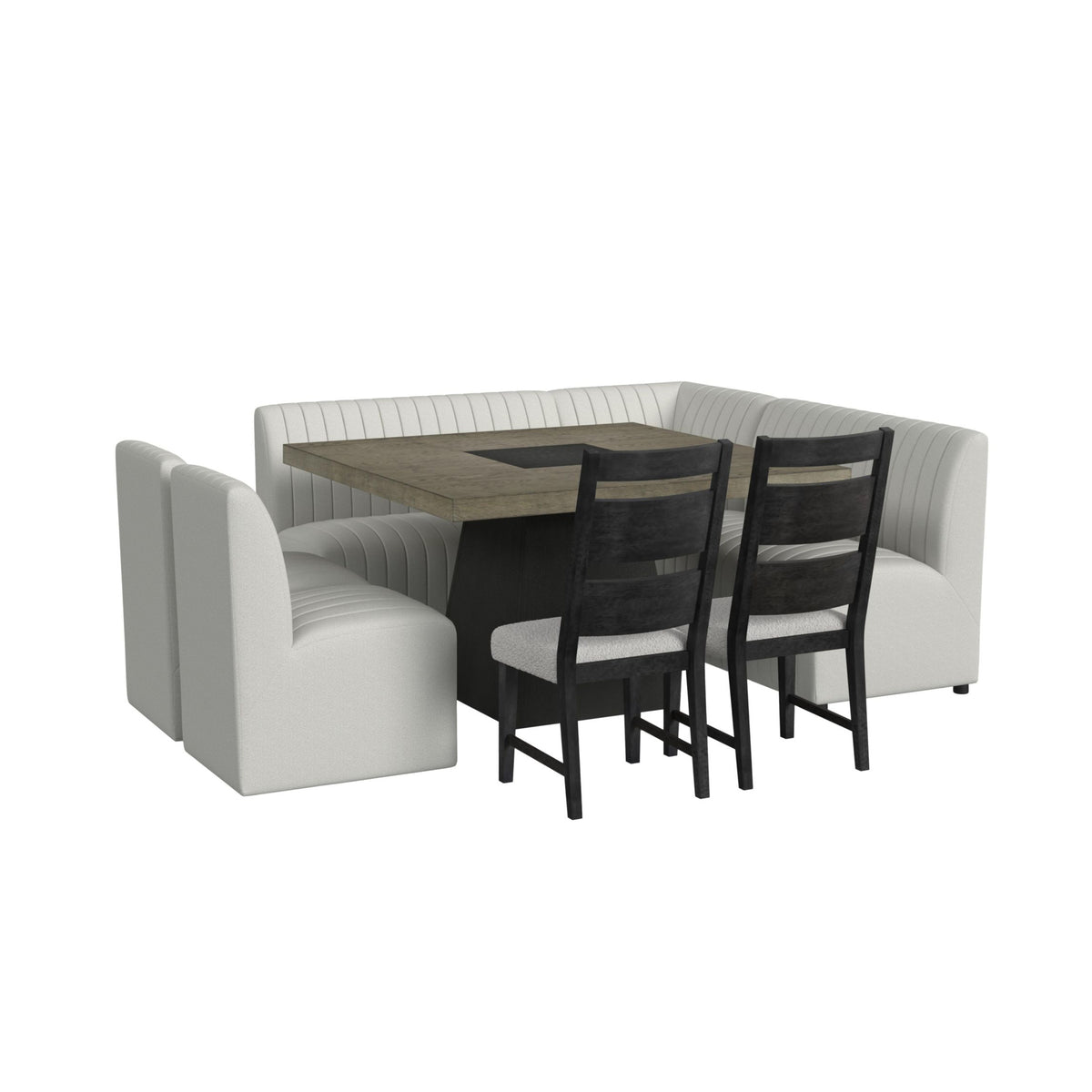 Jemma Beige Linen Upholstered Side Chair (Set of 2) - Ornate Home