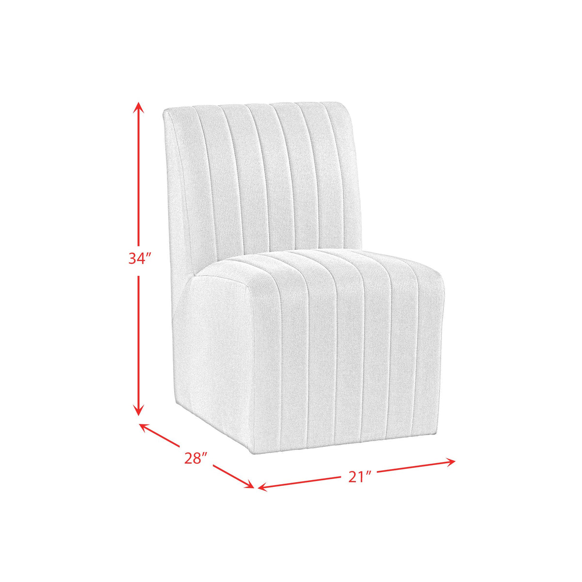 Jemma Beige Linen Upholstered Side Chair (Set of 2) - Ornate Home