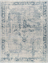 Jemma Blue Medallion Area Rug - Clearance - Ornate Home