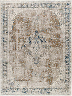 Jemma Brown Medallion Area Rug - Clearance - Ornate Home