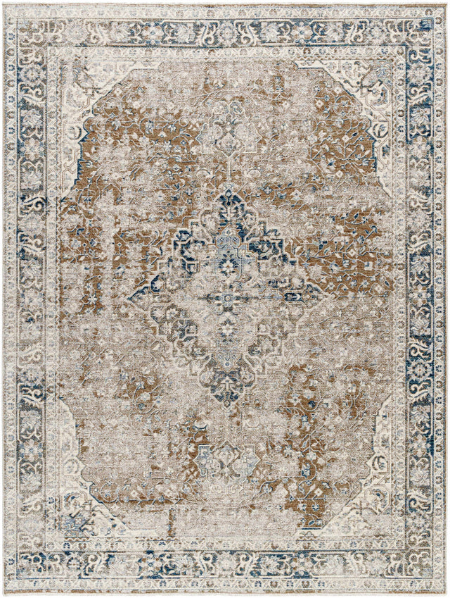 Jemma Brown Medallion Area Rug - Clearance - Ornate Home