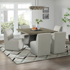 Jemma Grey 7-Piece Standard Height Dining Set - Ornate Home