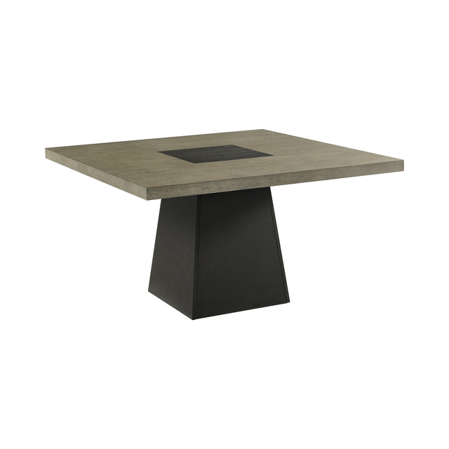 Jemma Grey/Dark Espresso Square Table - Ornate Home