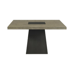 Jemma Grey/Dark Espresso Square Table - Ornate Home