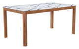 Jemy White Dining Table - Ornate Home