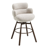 Jena Beige Bar Chair W/Swivel - Ornate Home
