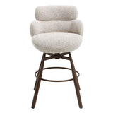 Jena Beige Bar Chair W/Swivel - Ornate Home