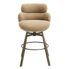 Jena Taupe Bar Chair W/Swivel - Ornate Home