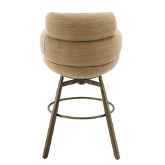 Jena Taupe Bar Chair W/Swivel - Ornate Home