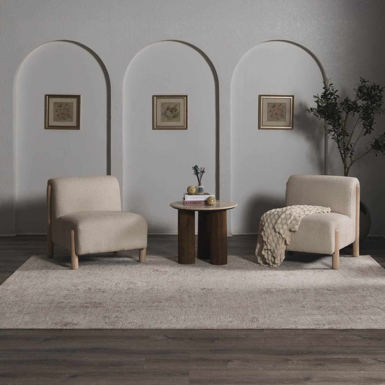 Jenis Gray Luxe Rug - Ornate Home