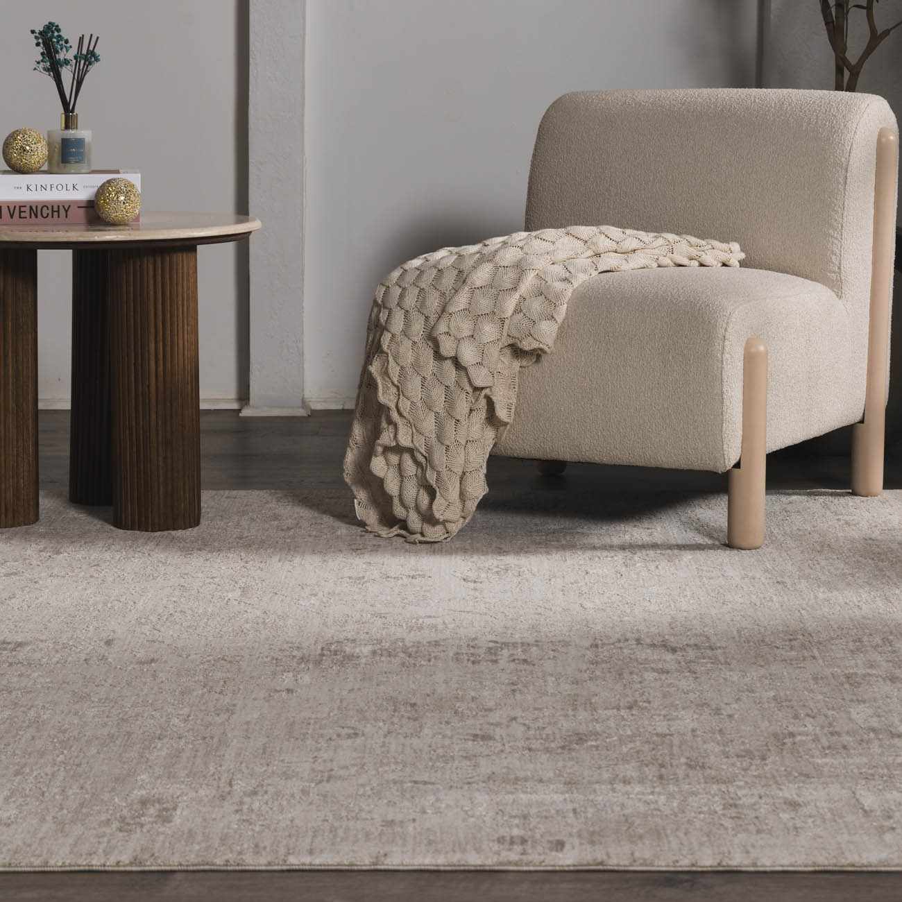 Jenis Gray Luxe Rug - Ornate Home