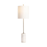 Jenna Silver/White Table Lamp (Set of 2) - Ornate Home