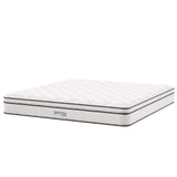 Jenna White 10" Innerspring and Foam California King Mattress - Ornate Home