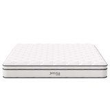 Jenna White 10" Innerspring and Foam California King Mattress - Ornate Home