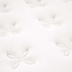 Jenna White 10" Innerspring and Foam California King Mattress - Ornate Home