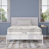 Jenna White 10" Innerspring and Foam Full Mattress - Ornate Home