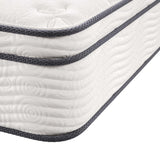 Jenna White 12" Innerspring and Foam Full Mattress - Ornate Home