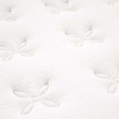 Jenna White 12" Innerspring and Foam Twin Mattress - Ornate Home