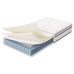 Jenna White 12" Innerspring and Foam Twin Mattress - Ornate Home
