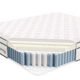 Jenna White 14" Innerspring and Foam California King Mattress - Ornate Home