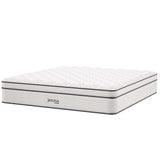 Jenna White 14" Innerspring and Foam California King Mattress - Ornate Home