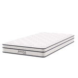 Jenna White 6" Innerspring and Foam Twin Mattress - Ornate Home