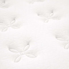 Jenna White 8" Innerspring and Foam Full Mattress - Ornate Home