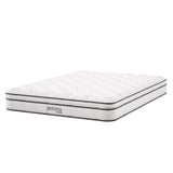 Jenna White 8" Innerspring and Foam Full Mattress - Ornate Home