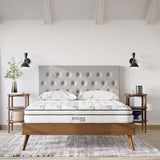 Jenna White 8" Innerspring and Foam King Mattress - Ornate Home