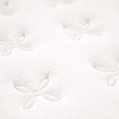Jenna White 8" Innerspring and Foam King Mattress - Ornate Home