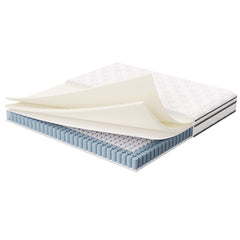 Jenna White 8" Innerspring and Foam King Mattress - Ornate Home