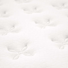 Jenna White 8" Innerspring and Foam Twin Mattress - Ornate Home
