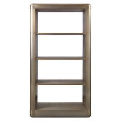 Jennavieve Gold Aluminum Bookshelf - Ornate Home