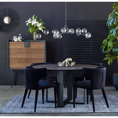 Jennaya Black Dining Chair - Ornate Home