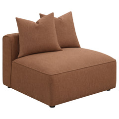Jennifer Terracotta 6-piece Modular Sectional Sofa - Ornate Home