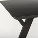 Jennings Dark Brown Wood Console Table - Ornate Home