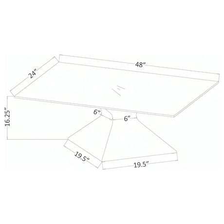 Jenny Chrome 2-piece Rectangular Coffee and End Table Set - Ornate Home