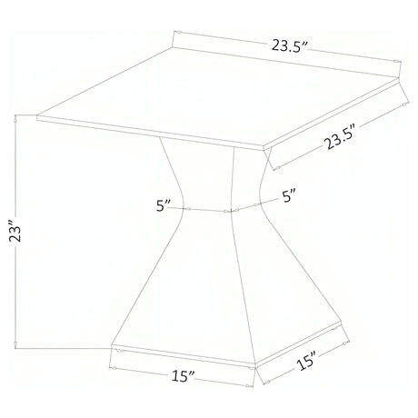 Jenny Chrome 3-piece Rectangular Coffee and End Table Set - Ornate Home