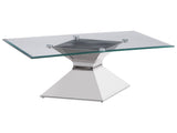 Jenny Polished Chrome Coffee Table - Ornate Home