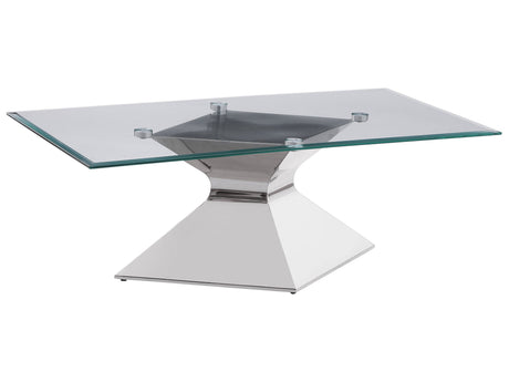 Jenny Polished Chrome Coffee Table - Ornate Home