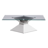 Jenny Polished Chrome Coffee Table - Ornate Home