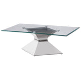 Jenny Polished Chrome Coffee Table - Ornate Home